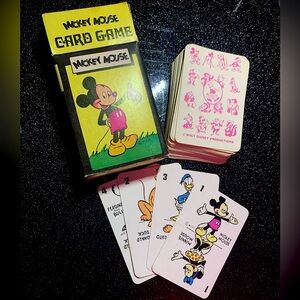 Vintage 1950’s Disney Mickey Mouse Card Game Vol. 3